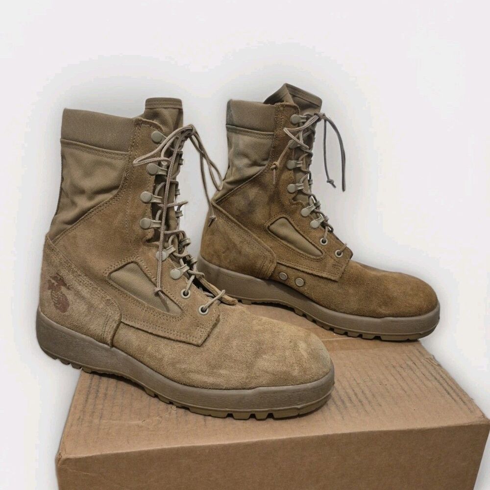 McRae USMC Combat Boots, Hot Weather, Military EGA  Size 11R 8430-01-483-0027
